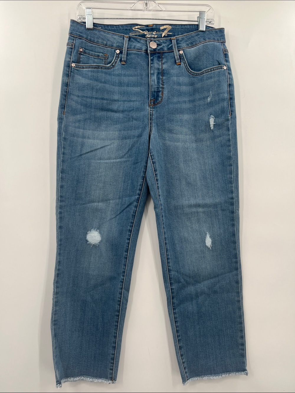 Size 8  Seven7    Tower Straight Crop Jeans